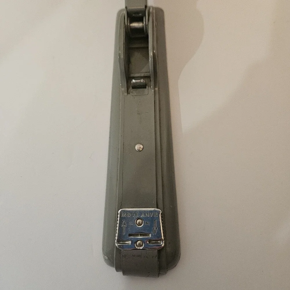 Vintage Retro Industrial MCM Swingline Speed Stapler  No. 4 Gray USA Works
